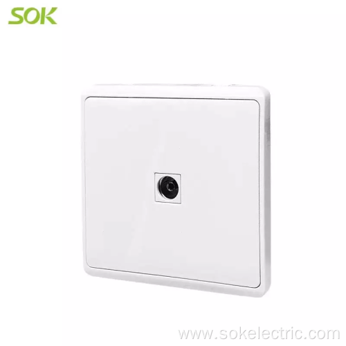 TV socket outlet one gang electrical socket outlet